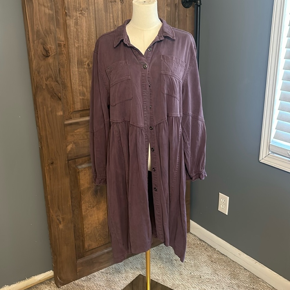 SUNDANCE - Button down Baby Doll Dress